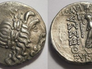 Thessalian Leaugue AR Double Victoriatus -Zeus/Athene - 196-146 BC
