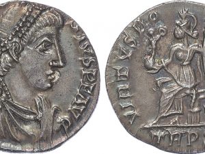 Theodosius I (AD 379-395) - AR Siliqua
