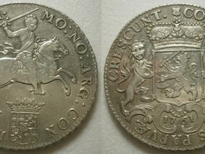 Utrecht ½ Dukaton 1761 met een Bloemrand !