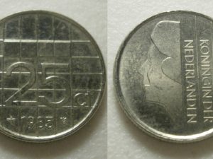 Beatrix 25 cent 1985