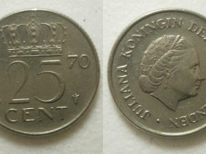 Juliana 25 cent 1970