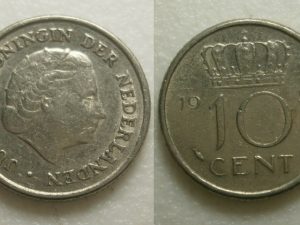 Juliana 10 cent 1951