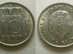 Juliana 10 cent 1955
