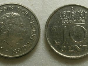 Juliana 10 cent 1974