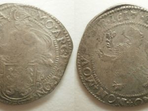 Utrecht ½ Leeuwendaalder 1617 zilver - Zeer Zeldzaam -RR -