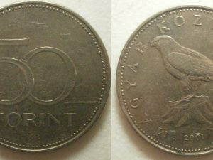 Hongarije 50 forint 2001