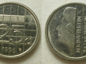 Beatrix 25 cent 1996