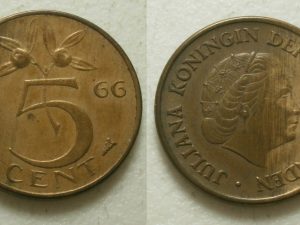 Juliana 5 cent 1966