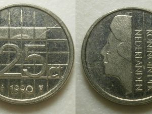 Beatrix 25 cent 1990