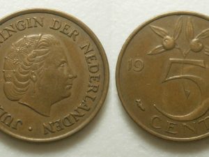 Juliana 5 cent 1964