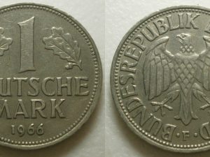 Duitsland Stuttgart 1 Mark 1966