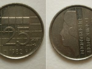 Beatrix 25 cent 1982