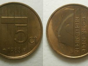 Beatrix 5 cent 1983
