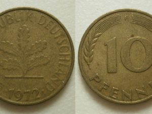 Duitsland 10 Pfennig 1972