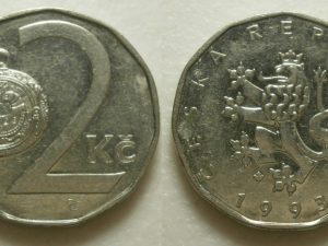 Tsjechië 2 Korun 1993