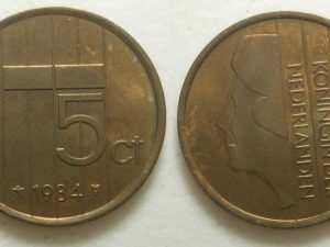 Beatrix 5 cent 1984