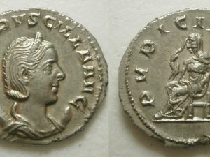 Herennia Etruscilla Antoninianus PVDICITIA AVG 249-251 AD
