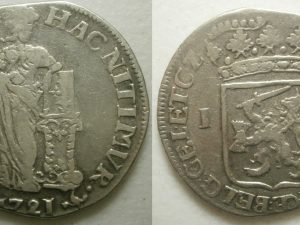Gelderland Gulden zilver 1721  -S-