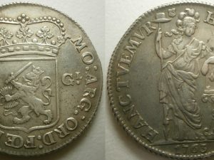 Utrecht 3 Gulden zilver 1763