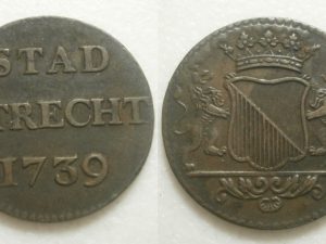 Utrecht Stad Duit 1739