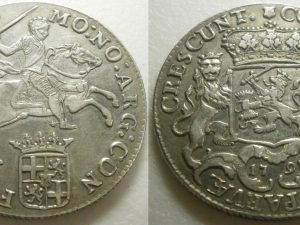 Utrecht ½ Dukaton zilver 1791 kabelrand