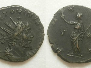 Victorinus Æ antoninianus - PAX AVG - V,★- 207/1 AD