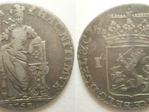 Gelderland Gulden zilver 1763