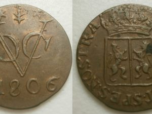 Gelderland VOC Duit 1806