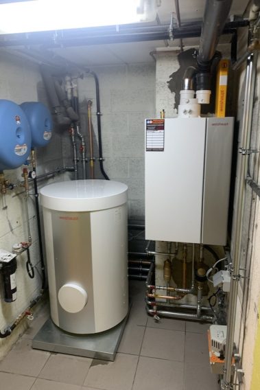 Pieraerd Gregg verwarmingketel plaatsen