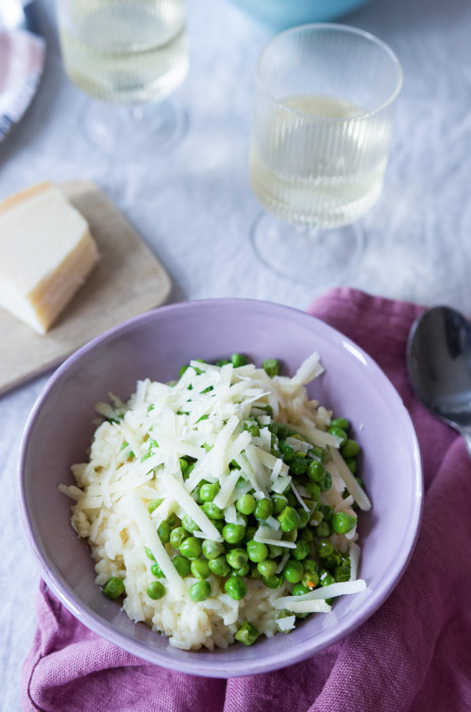 Erbsenrisotto Mein “geht Immer” Rezept Pinkepank