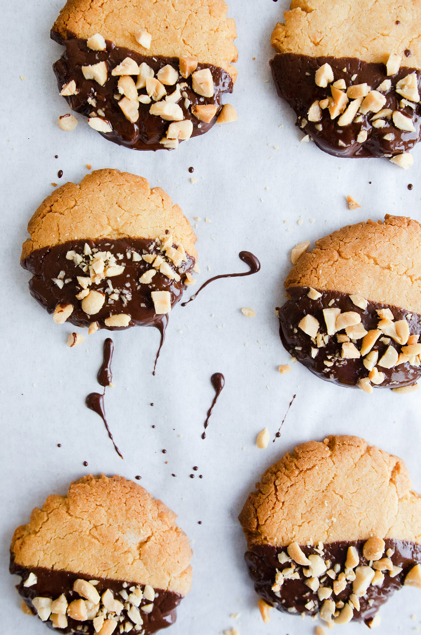 Erdnussbutter Kekse mit Schokolade - Pinkepank