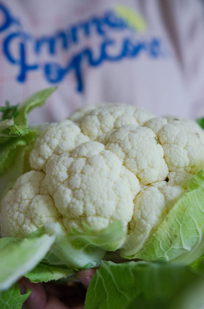 Blumenkohl an Pommes und Popcorn 