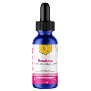 Escalate - African Mango Liquid Fat Burn - Supports weight loss and increased Stamina and Energy. PinkLytics Premium Nutrition Supplements for Women