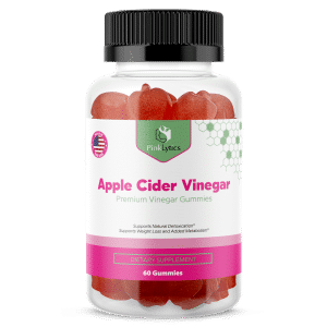 Apple Cider Vinegar - Premium Vinegar Gummies - Supports immune function, helps with healthy cholesterol and regulates blood sugar levels. PinkLytics Premium Nutrition Supplements for Women.