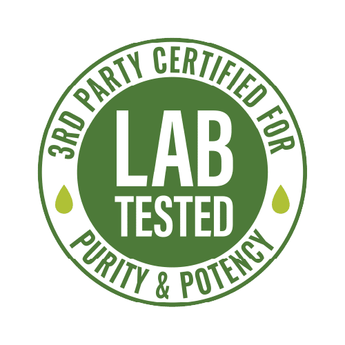 Lab Tested for purity and potency