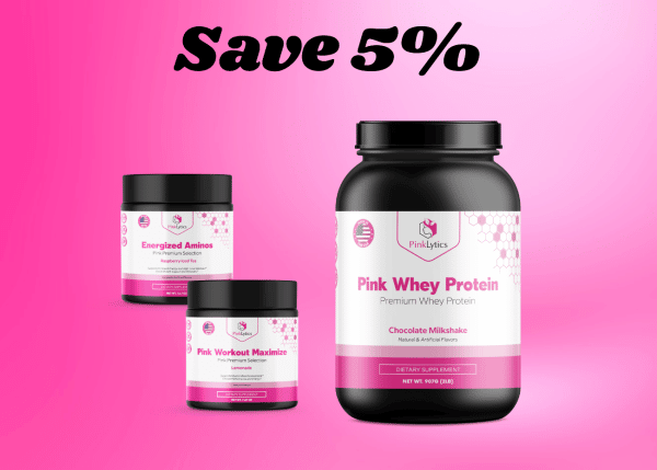 Save 5% on our Pink Performance Bundle! Just a great bundle, for you who need to maximize your workout for elevated results. Just feel the difference in your next workout.