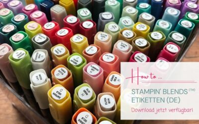 Etiketten für die Stampin‘ Blends (TM)