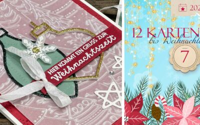 12 Karten bis Weihnachten 9.07 – Festliche Umrisse