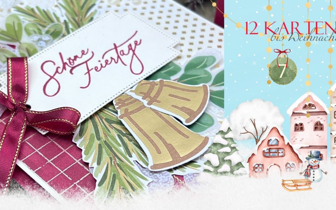 12 Karten bis Weihnachten | 11.07 | Grün-Goldene Weihnachten