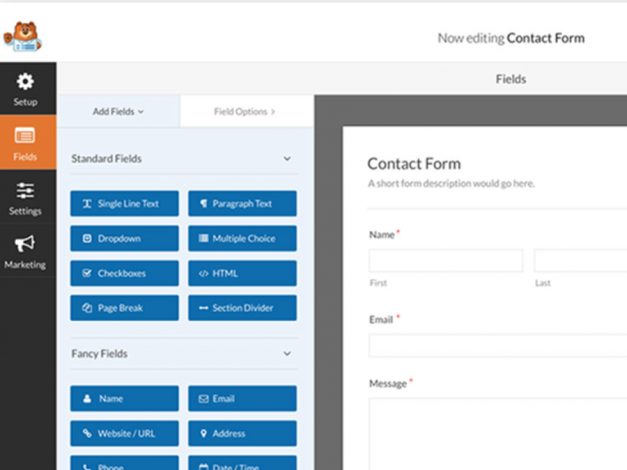 Contact form for your Wordpress website with Yoast plugin