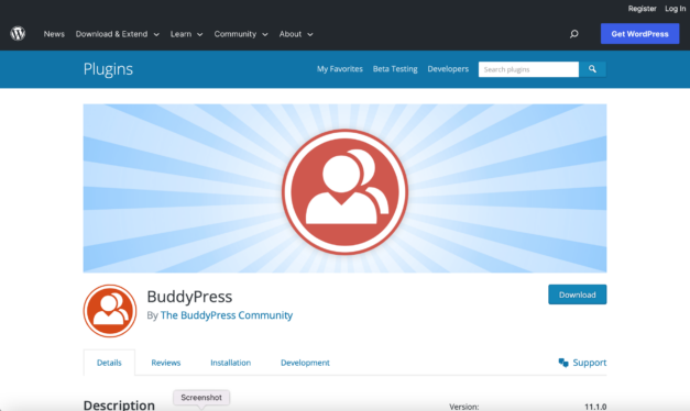BuddyPress Wordpress plugin