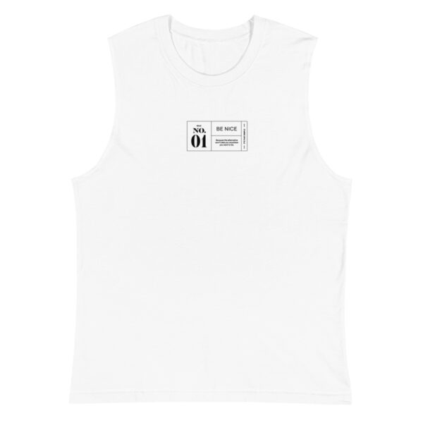 Soft, sleeveless and super comfy tank top with low-cut armholes giving it a casual look. DTG Print on the chest and upper back.