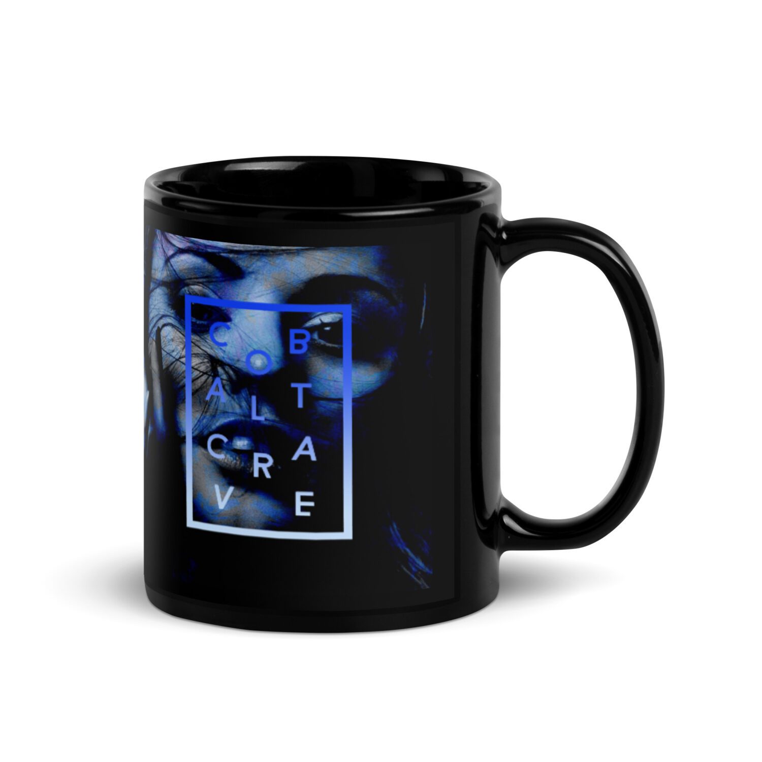 Black Glossy Coffee Mug