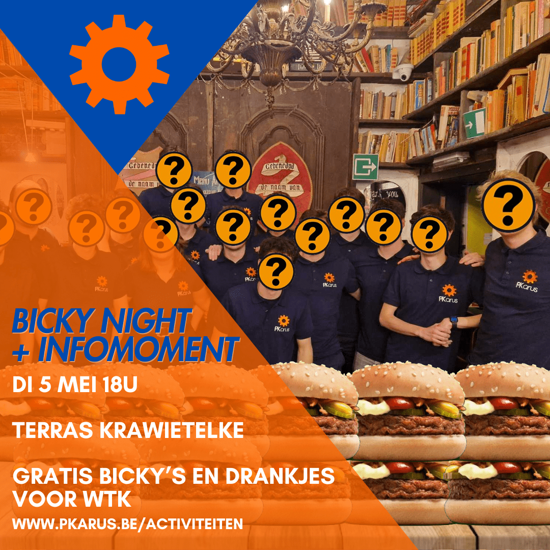 Bicky avond - infomoment bestuur