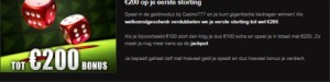 Ontvang tot 200€ op je eerste storting