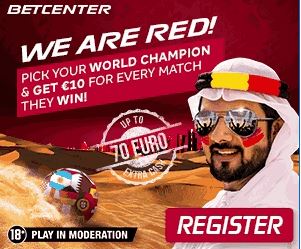 Betcenter we are red register