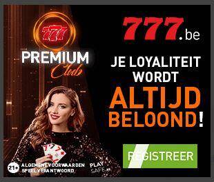 777.be premium club - Aanbiedingen van de Belgische online casino's - september 2020