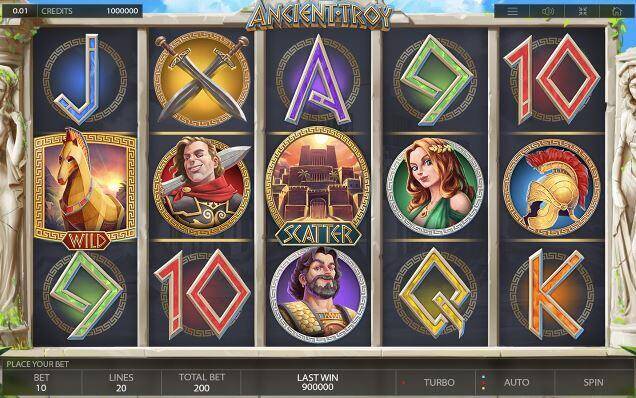 Play Ancient Troy at Blitz online casino