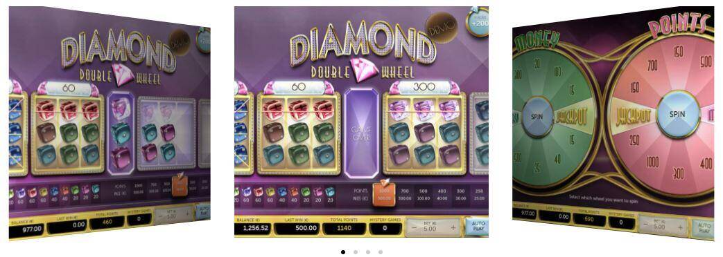 Diamond double Wheel features op supergame casino