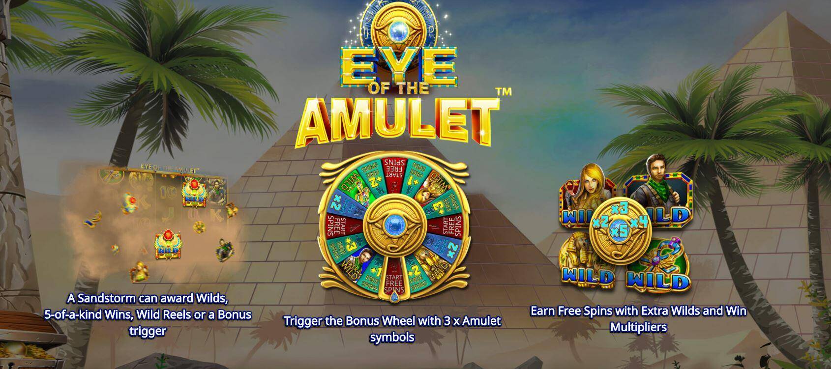 Betfirst nouveaux jeux de casino: Eye of the Amulet Slot